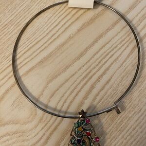 Kim Rogers Colorful Holiday Tree Necklace